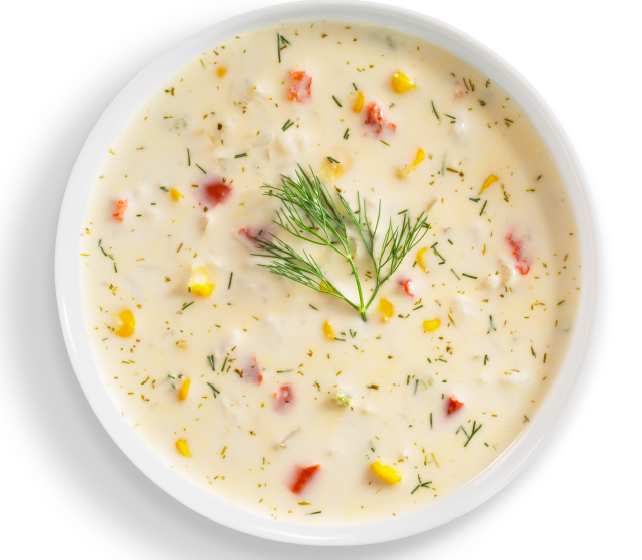 Anderson House Florida Sunshine Red Pepper Corn Chowder