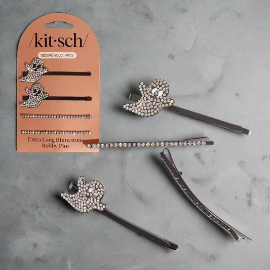 Kitsch Extra Long Ghost Rhinestone Bobby Pins