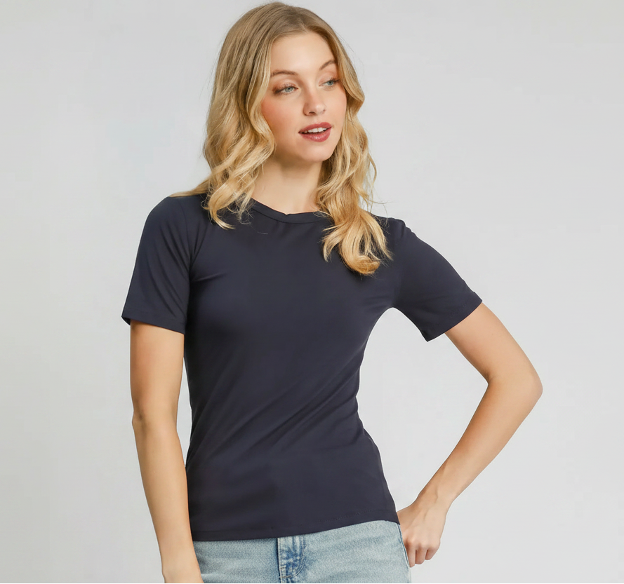 Umgee Second-Skin Crew Neck Tee