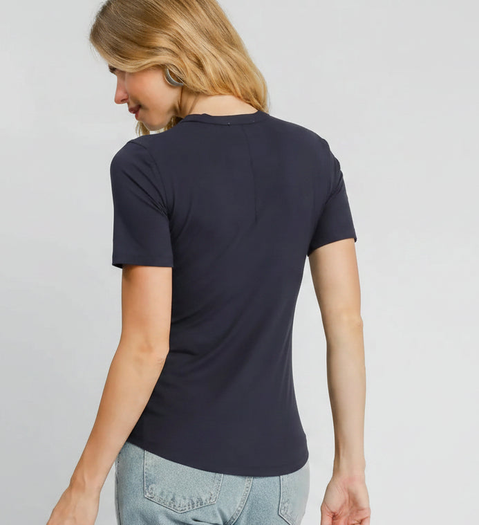 Umgee Second-Skin Crew Neck Tee