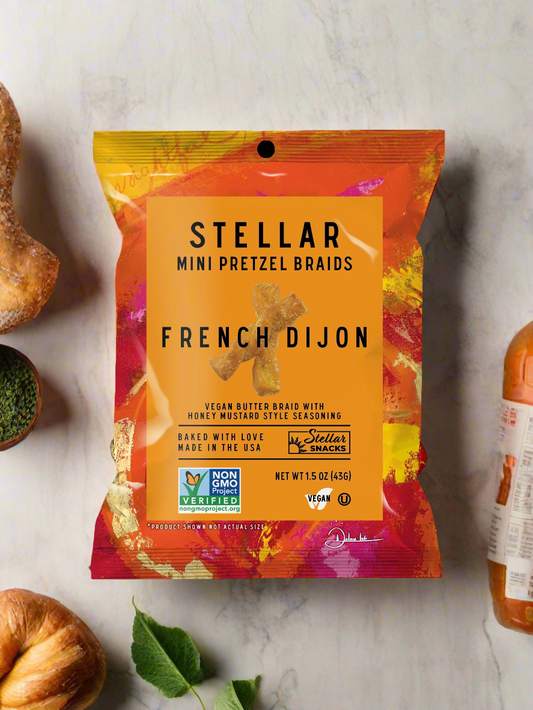 Stellar Pretzel Braids - French Dijon - 1.5oz
