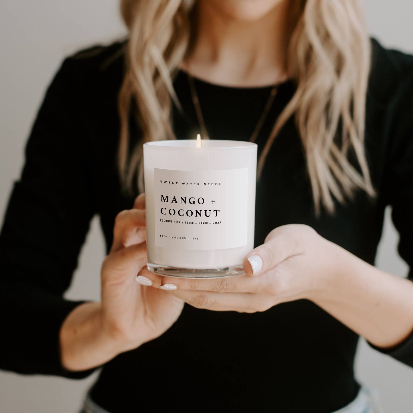 Mango and Coconut 11 oz Soy Candle - Decor & Gifts