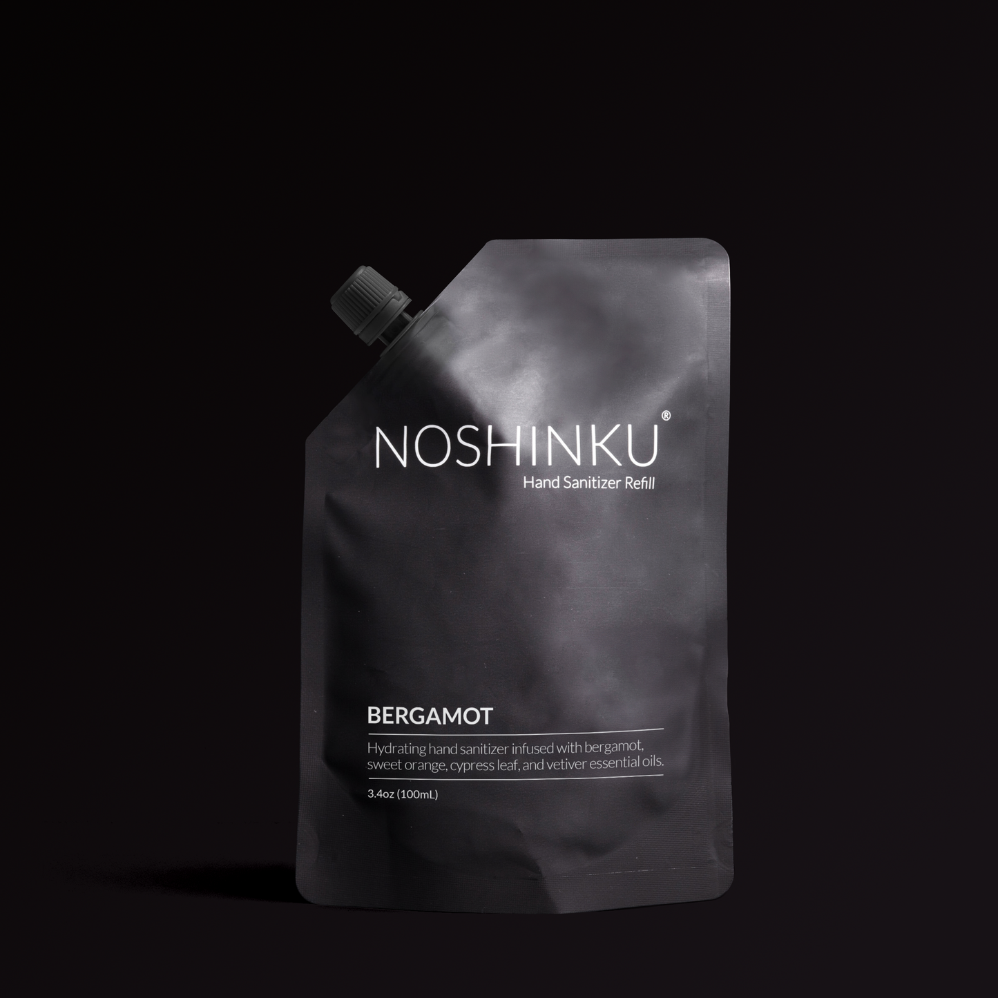 Noshinku Bergamot Sanitizer Refill Pouch – 100ml Travel Refill