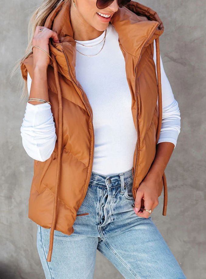 Hooded Puffer Vest