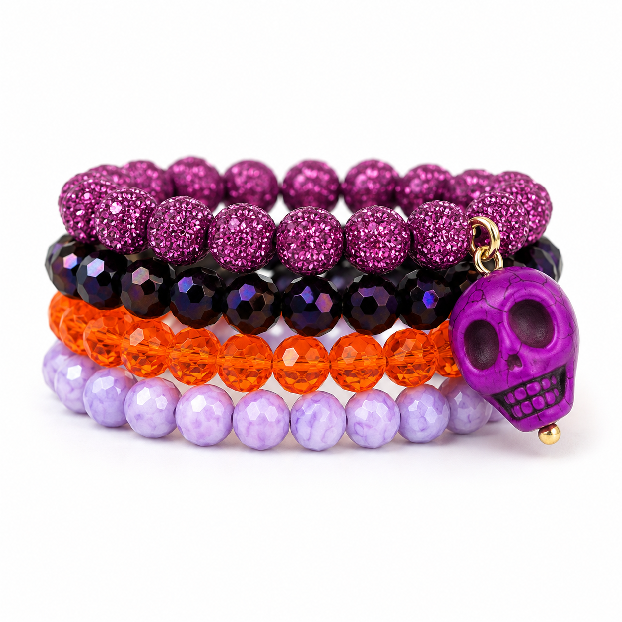 Halloween Bracelet Stacks | Limited Edition Spooky Sparkle Bracelets