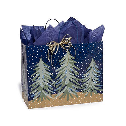 Midnight Flurry Paper Christmas Gift Bags