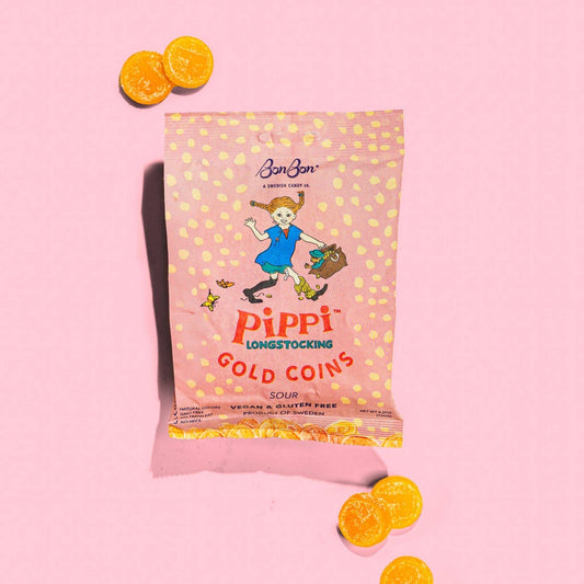 BonBon Pippi Longstocking Gold Coins Swedish Candy