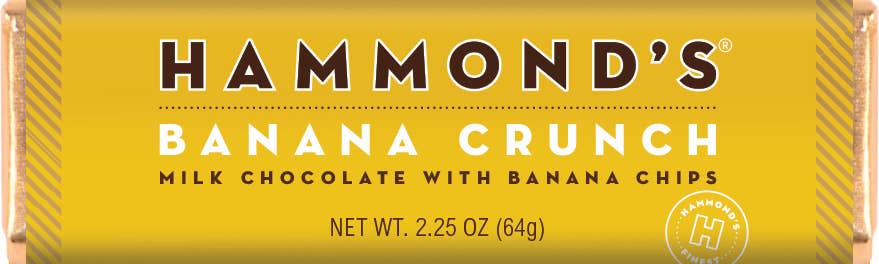 Hammonds Banana Crunch Milk Chocolate Bar