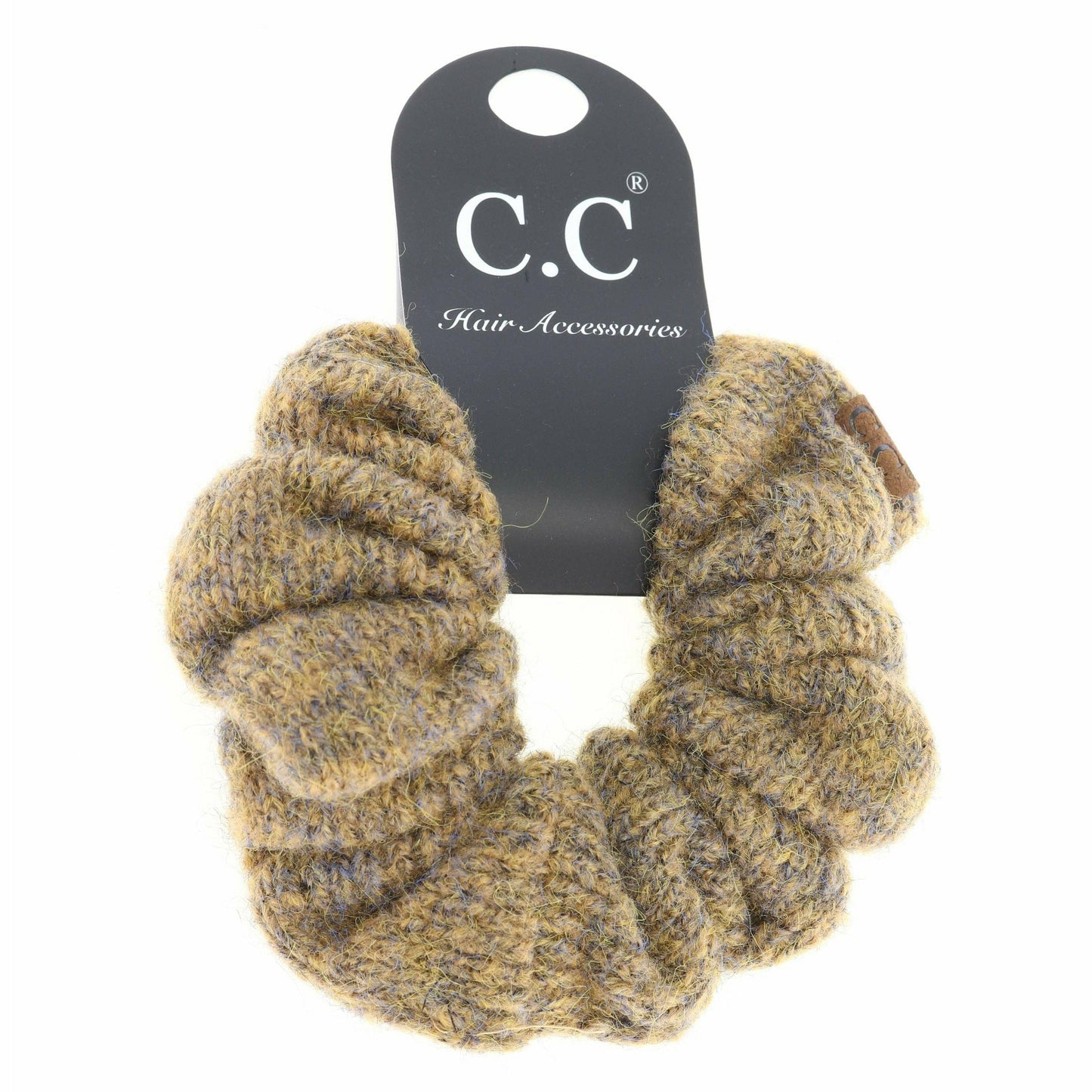 Two-tone Knit Ponytail C.C Women's Scrunchie