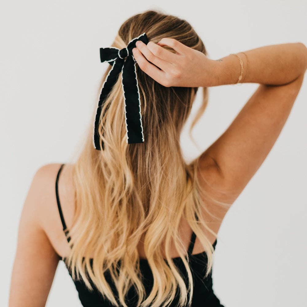 Pretty Simple Tuxedo Park Hair Bow