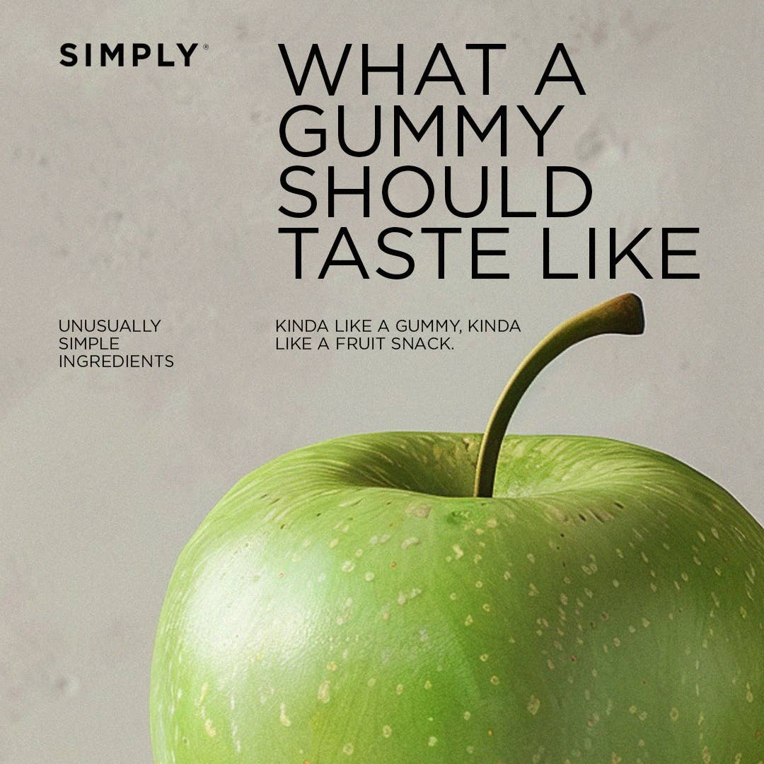 Simply Really Real Gummies - Sour Apple & Cherry