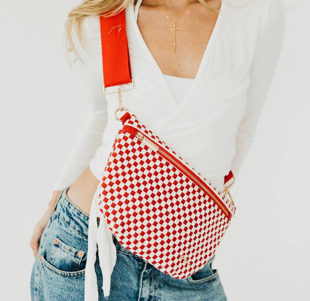Pretty Simple Westlyn Woven Belt Bag Crossbody