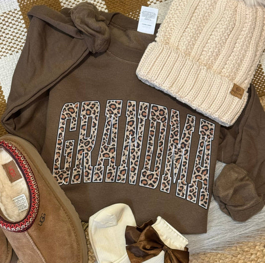 Grandma Leopard Sweatshirt