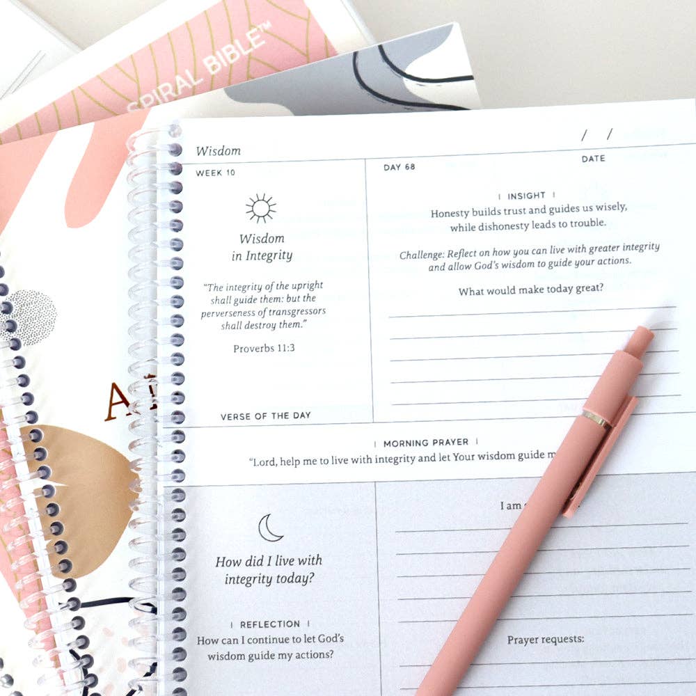 Spiral Bible Anchored In His Word: A 90 Day Devotional