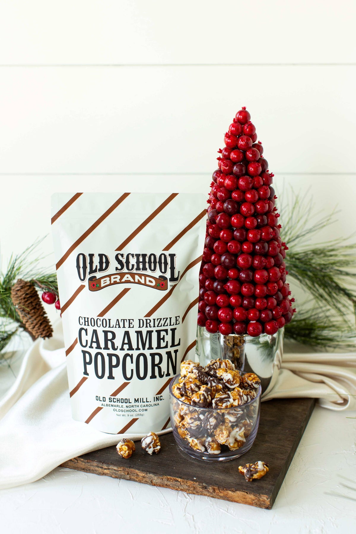 Chocolate Drizzle Caramel Popcorn