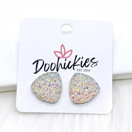 Doohickies Iridescent Druzy Studs