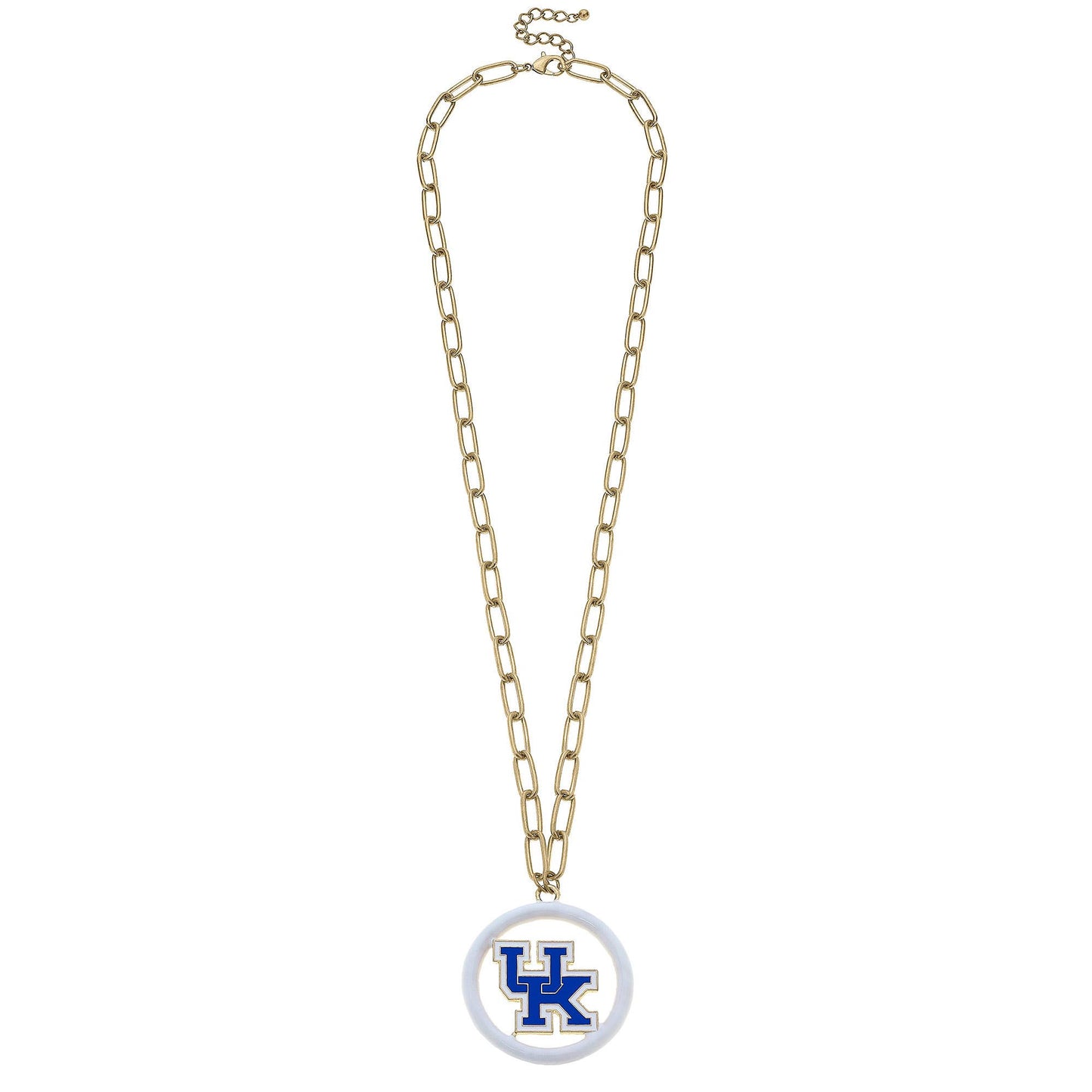 Kentucky Wildcats Logo Medallion Necklace