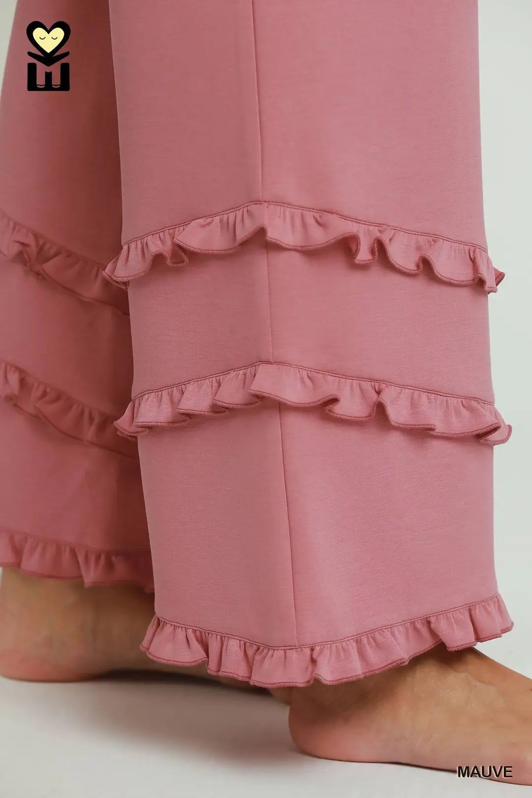 Umgee MOHMe Mauve LuxeKnit Ruffle Mix & Match Collection