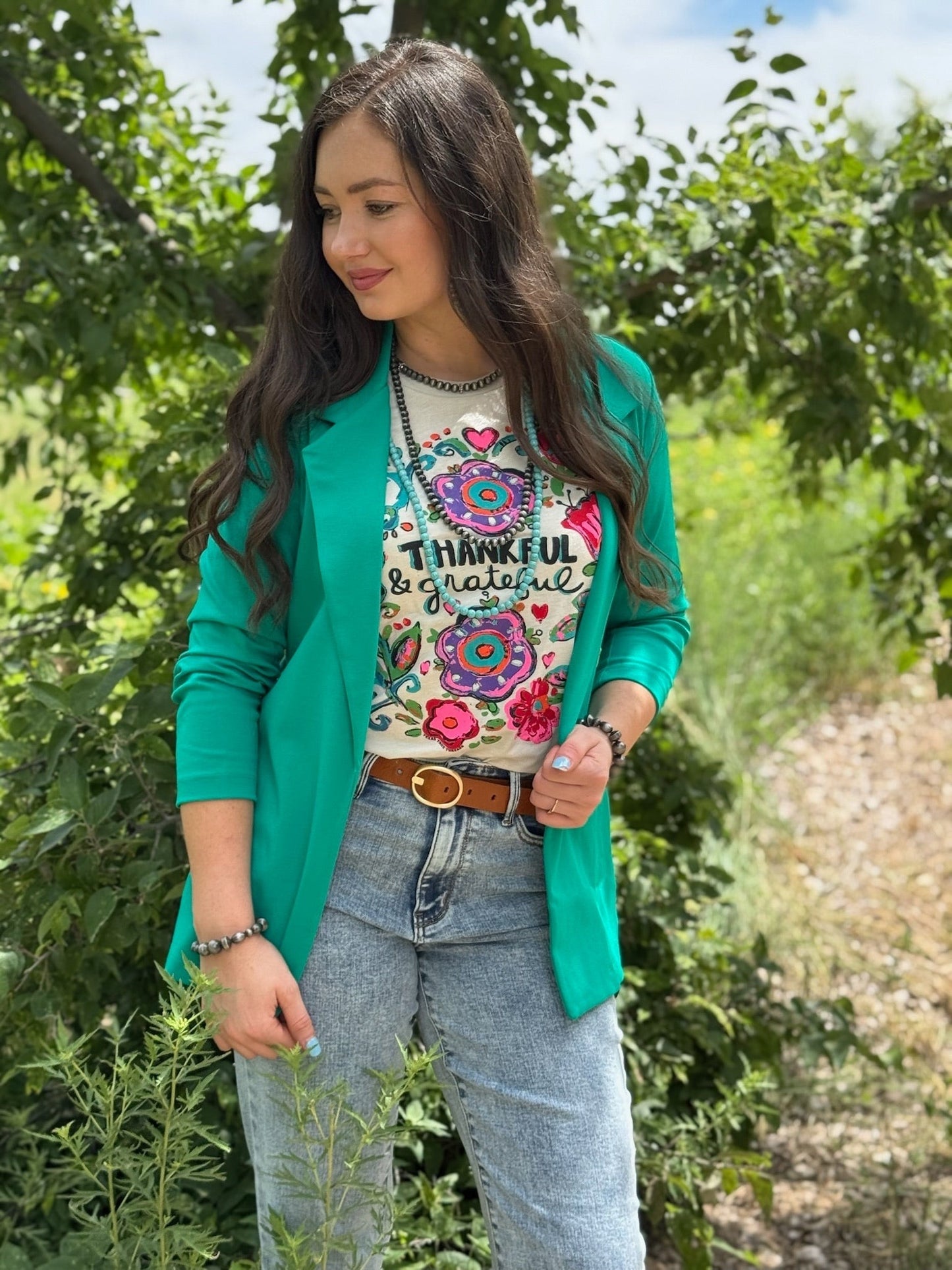 Callie Ann Stelter Thankful & Grateful Tee