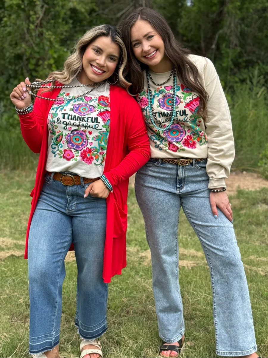 Callie Ann Stelter Thankful & Grateful Tee