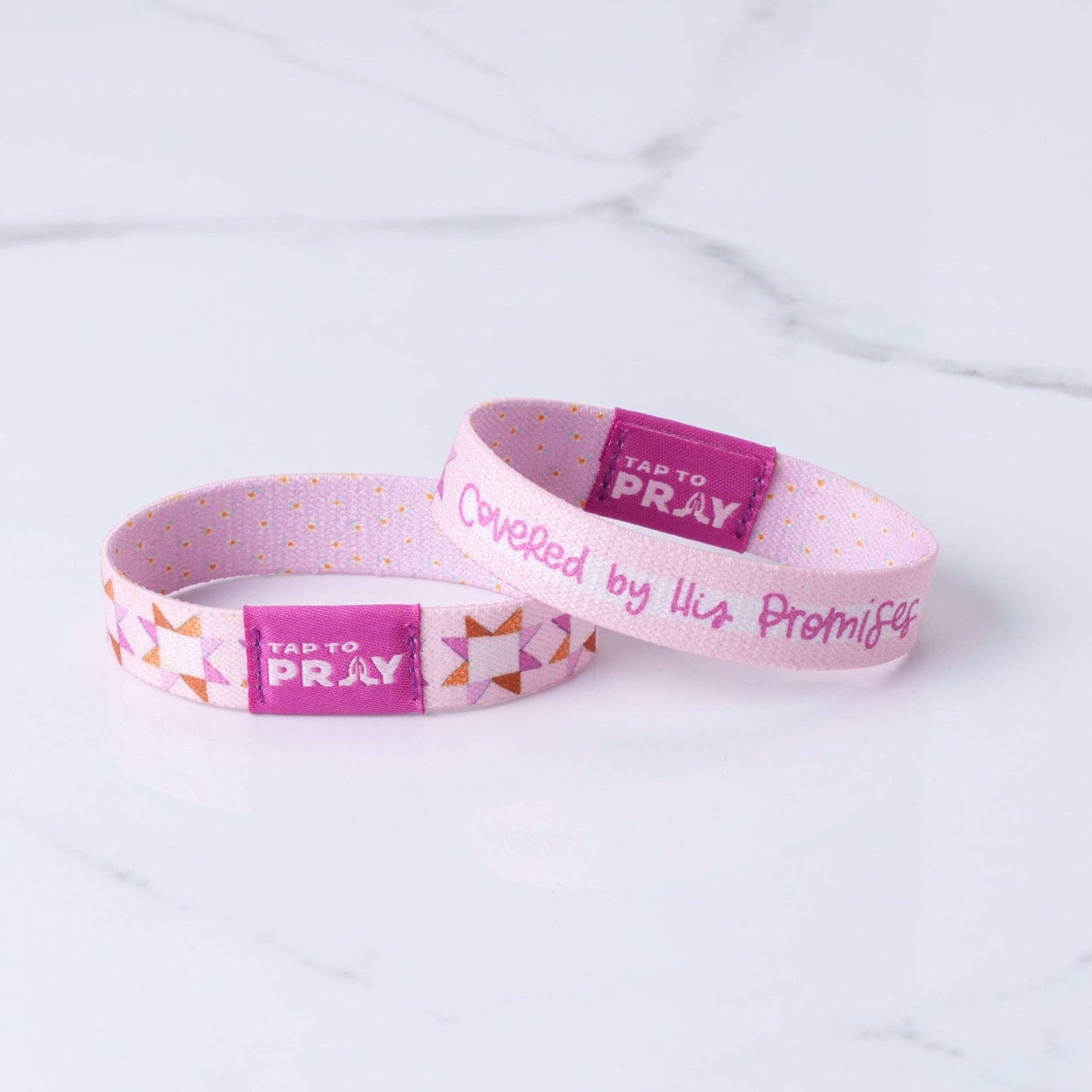 Versible Tap to Pray-Kingfolk Series Wristband-Covered by His Promises