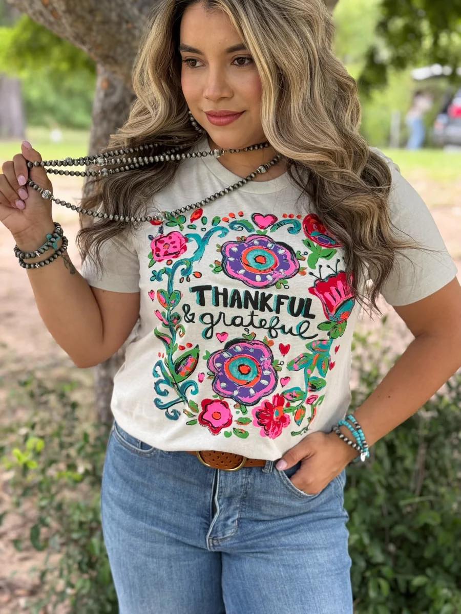 Callie Ann Stelter Thankful & Grateful Tee