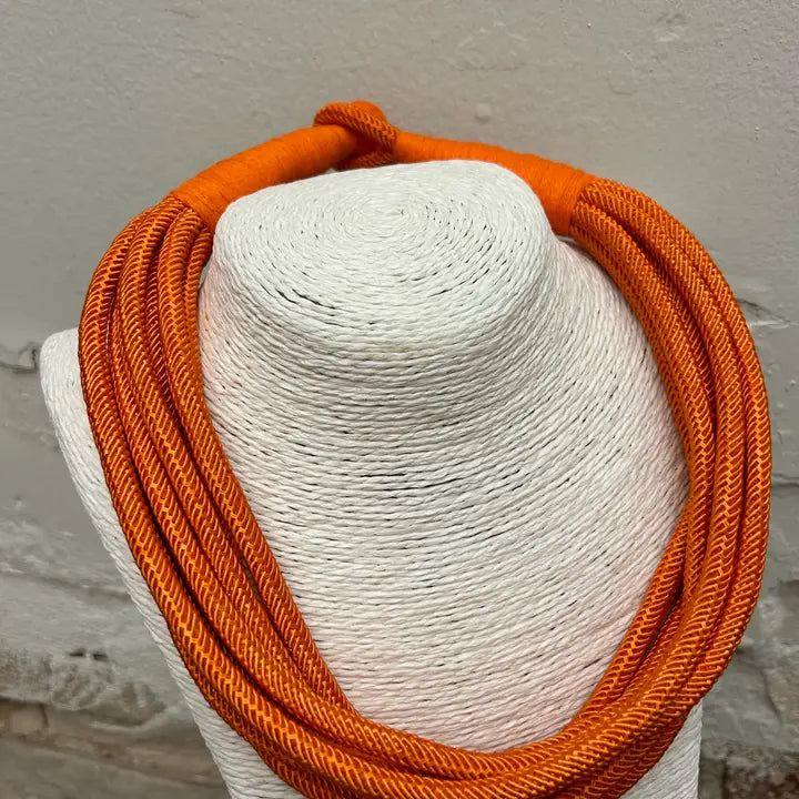Slub Original 8-Strand Necklace in Red
