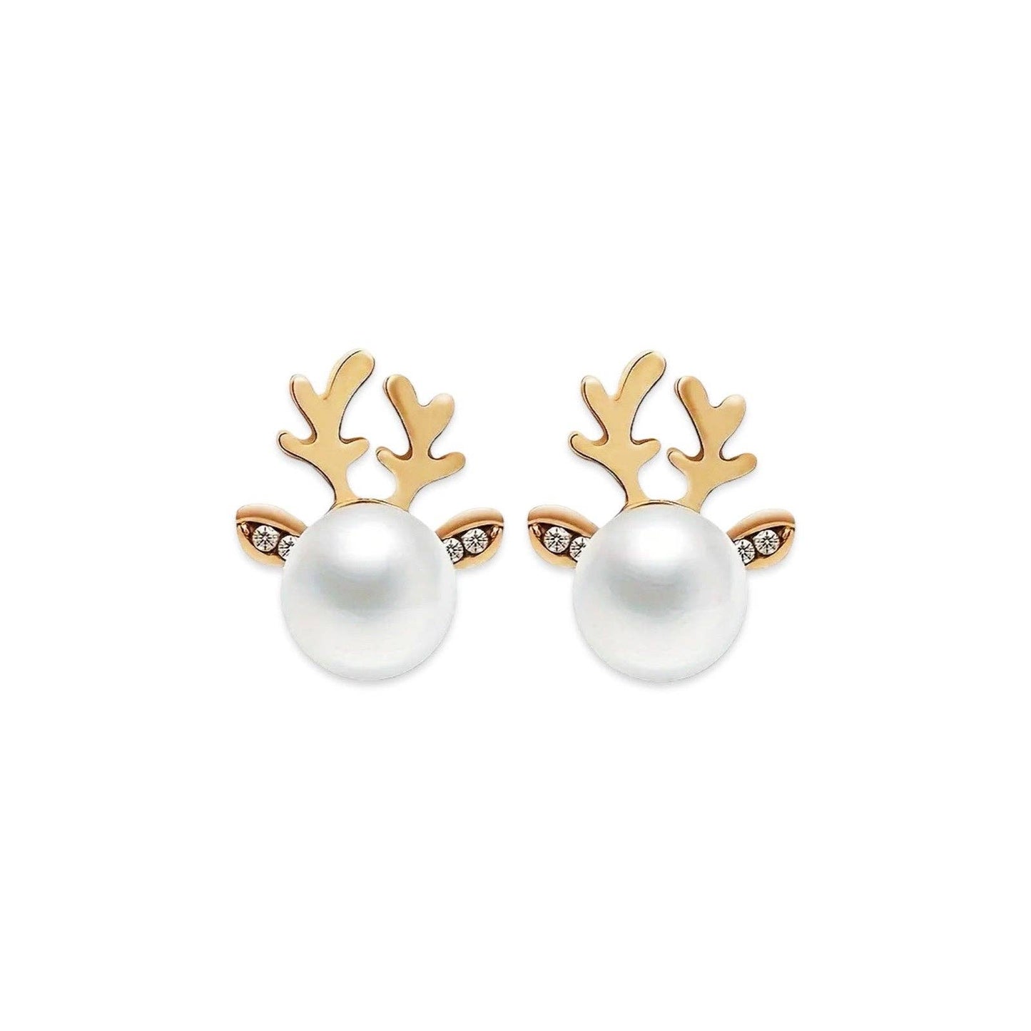 Reindeer Stud Earrings | Christmas Stud