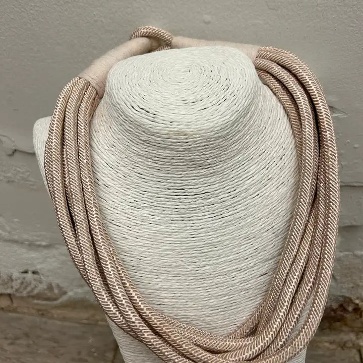 Slub Original 8-Strand Necklace in Red