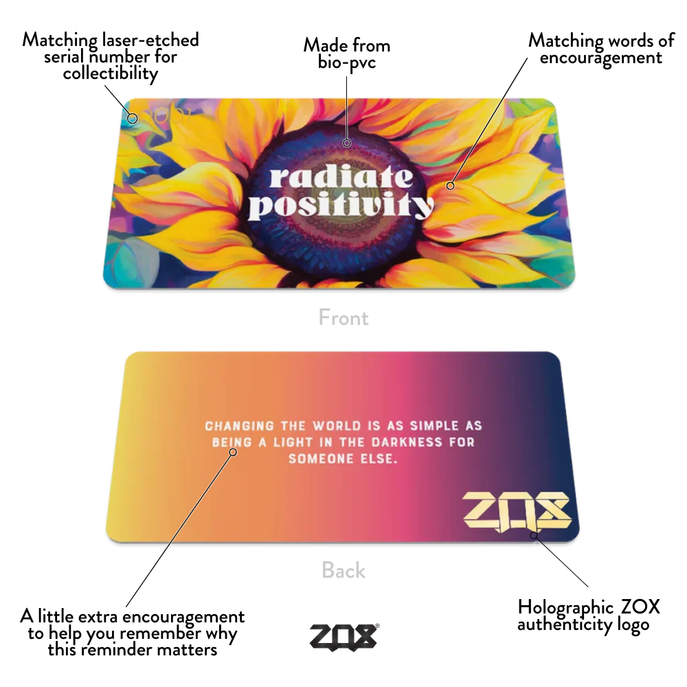Zox Radiate Positivity Interactive Affirmation Bracelet
