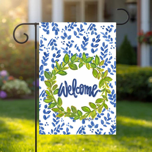 Willow & Green Welcome Garden Flag