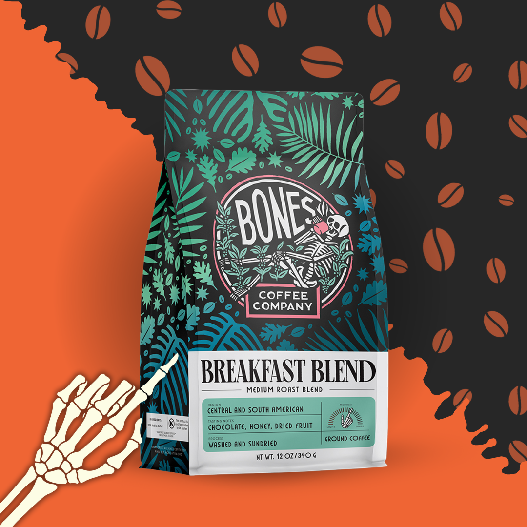 Bones Breakfast Blend 12 oz ground Coffee