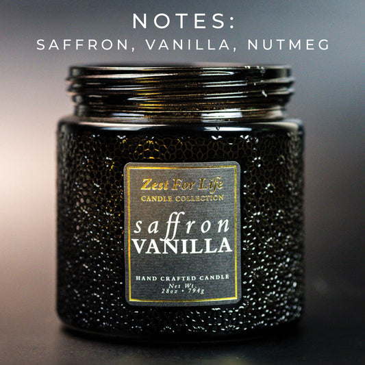 A Cheerful Giver Zest For Life 28oz Candle - Saffron Vanilla