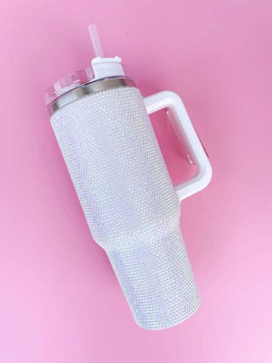 Rhinestone 40 oz Stainless Tumbler