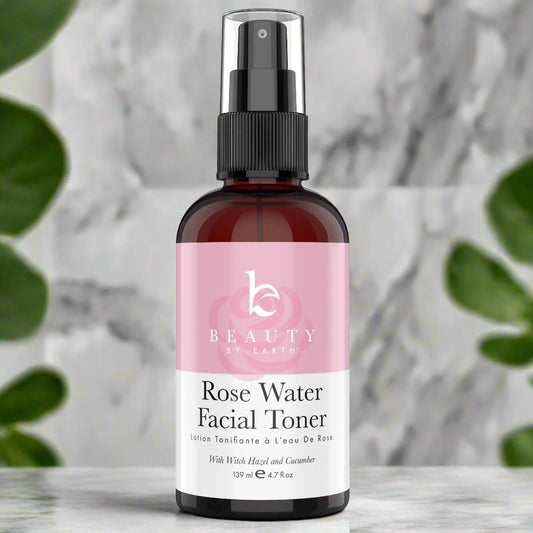 Beauty by Earth Facial Toner with Witch Hazel & Rose Water