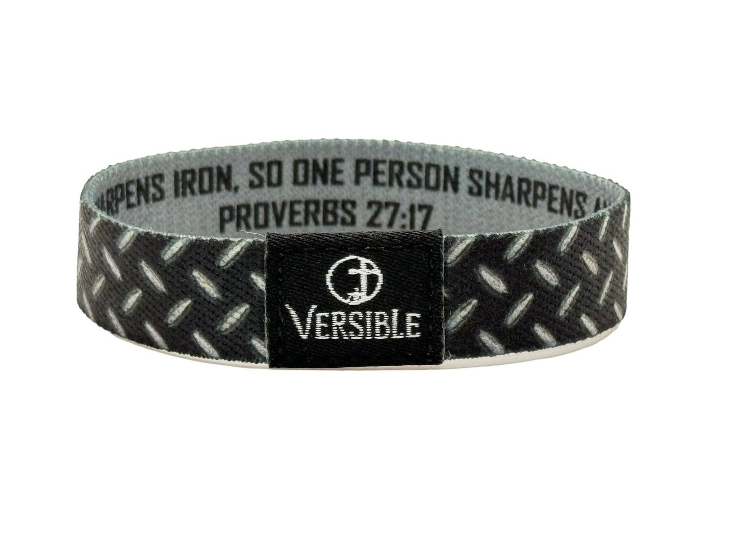 Iron Sharpens Iron / Proverbs 27:17 Wristband