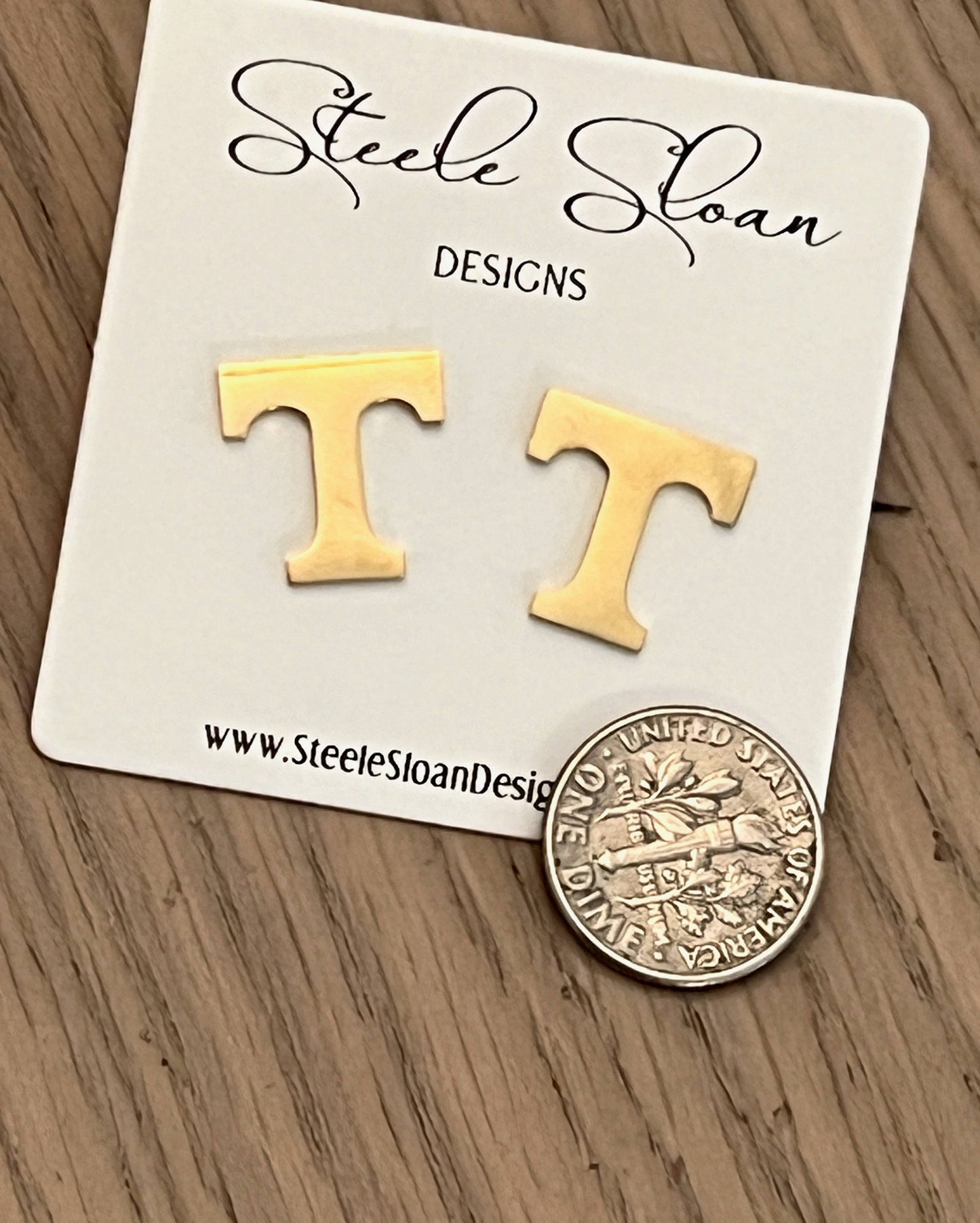 University of Tennessee "T" Earrings