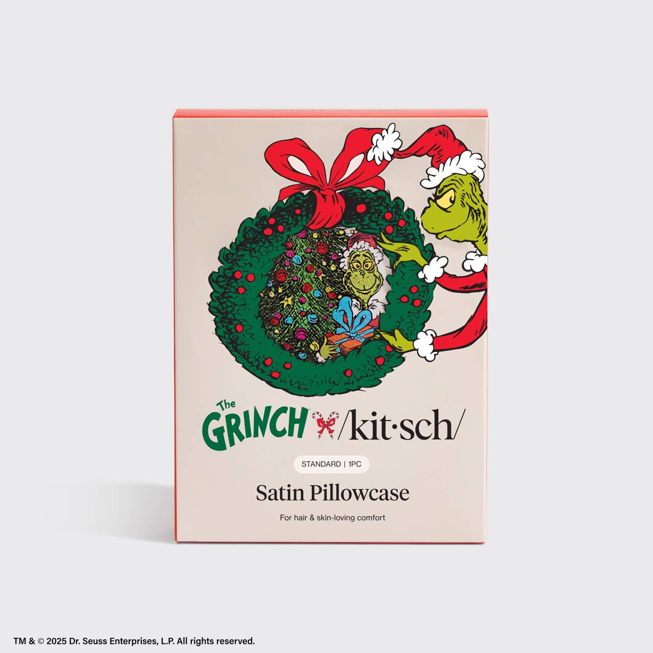 Kitsch The Grinch Satin Pillowcase in Whoville