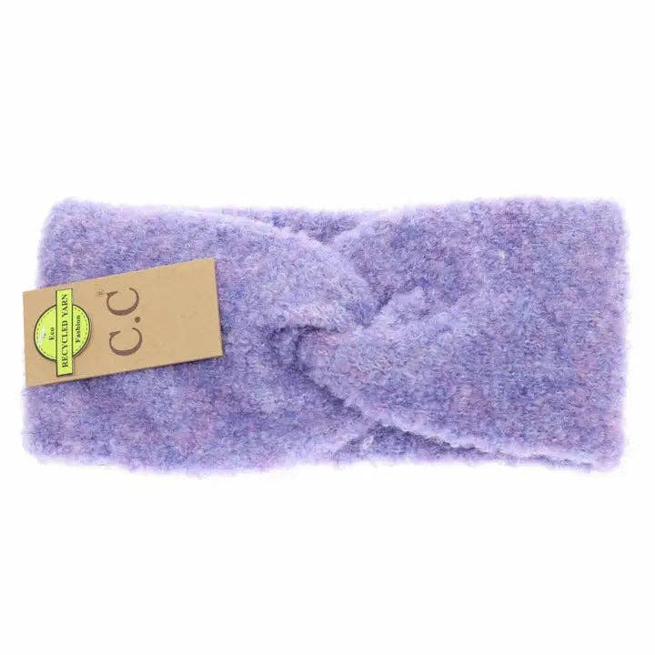 C.C Shearling Yarn Twisted Head Wrap