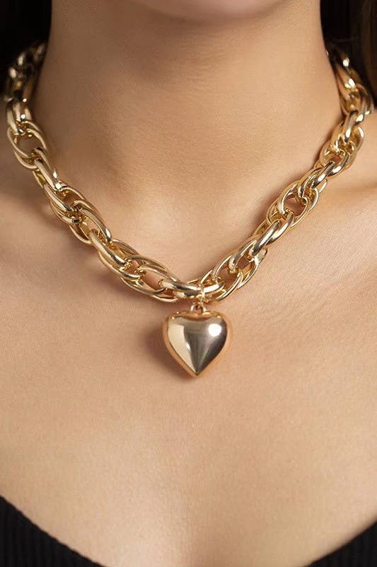 Chunky Heart Necklace