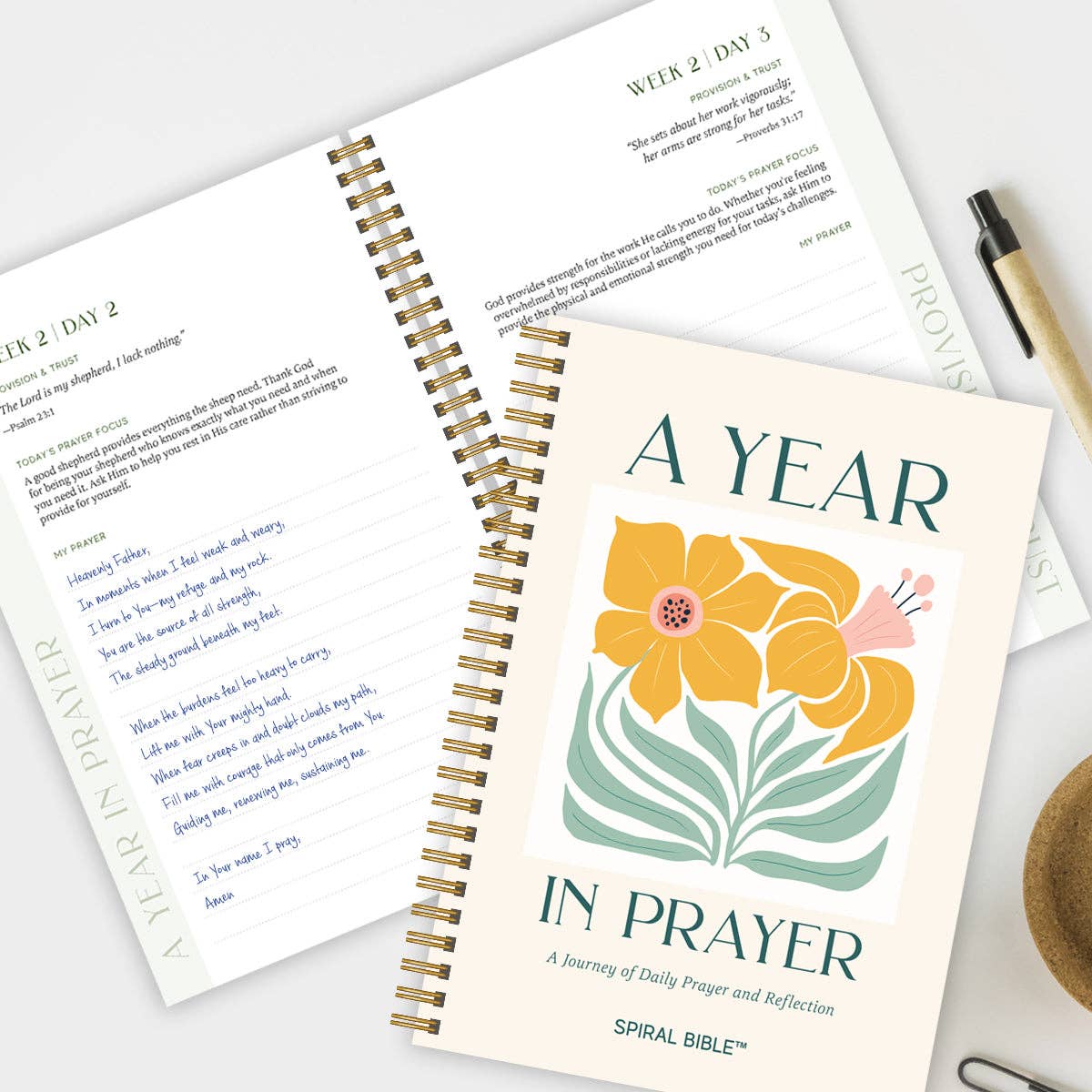 Spiral Bible- A Year In Prayer: A Journey of Daily Prayer and Reflection