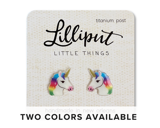 Rainbow Unicorn Earrings