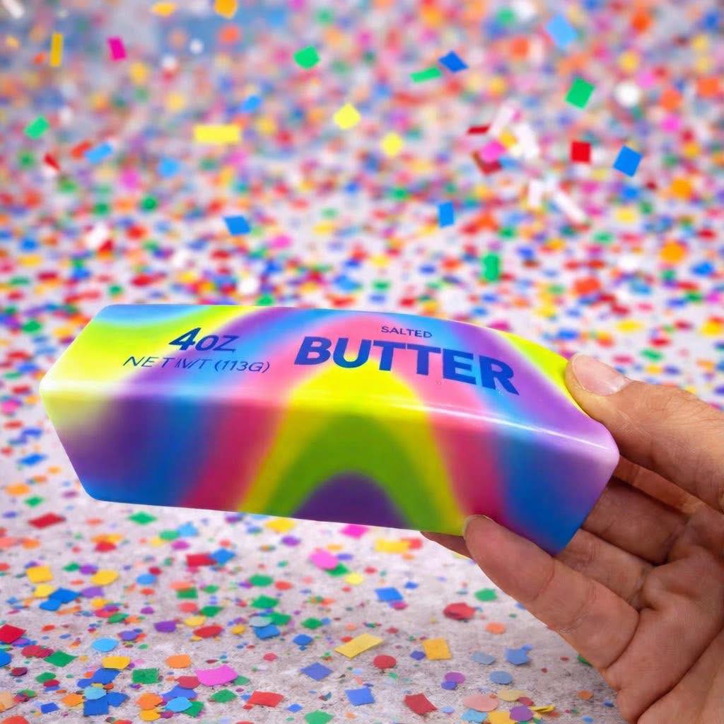Viral Rainbow Butter Squishy Stress Toy