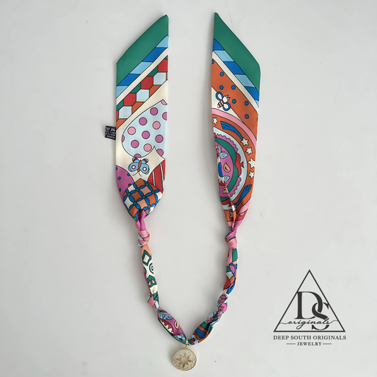 Sunset Bazaar Scarf Necklace