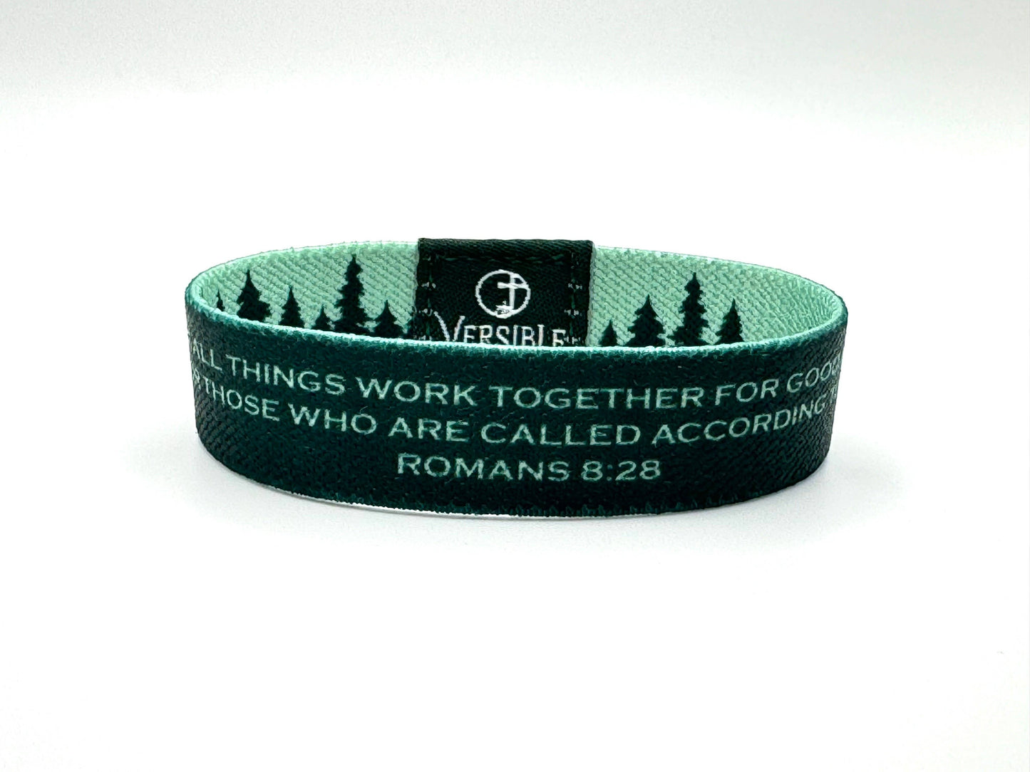 Forest Edge / Romans 8:28 Wristband