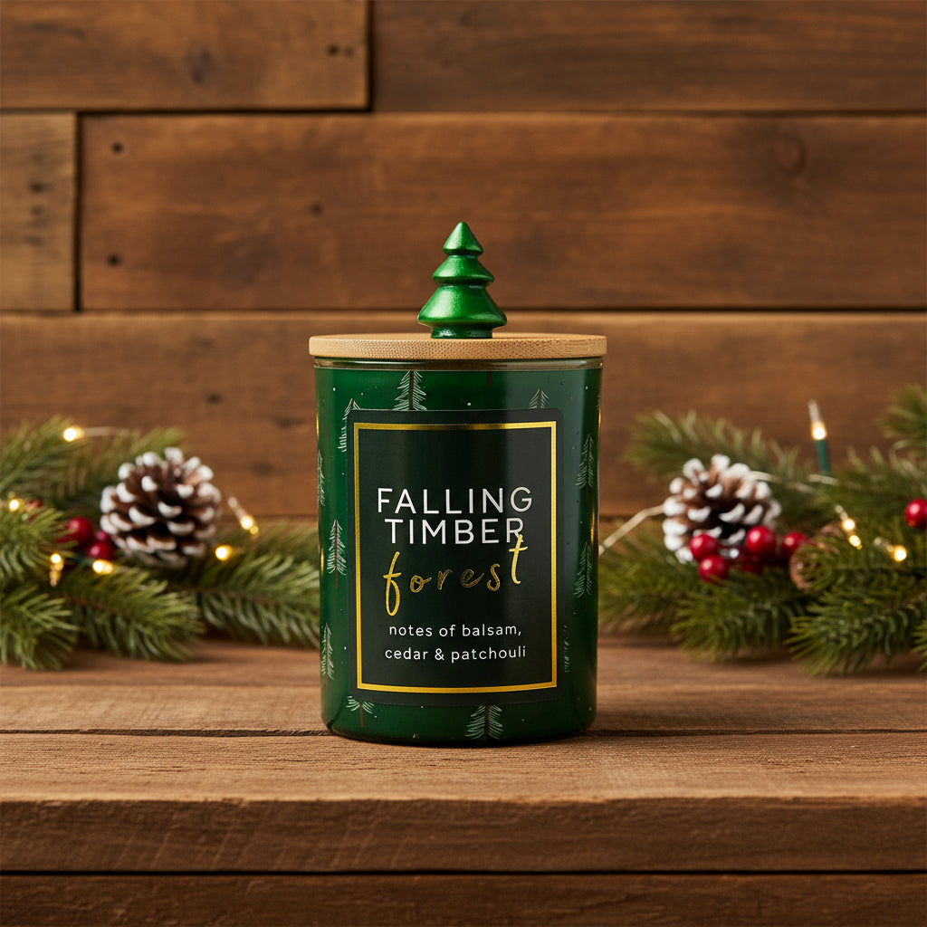 A Cheerful Giver Falling Timber Forest - Seasonal Candle
