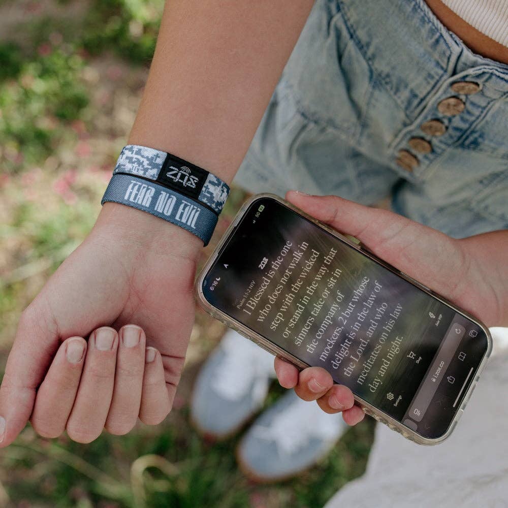 Zox Fear No Evil Bible Verse Bracelet