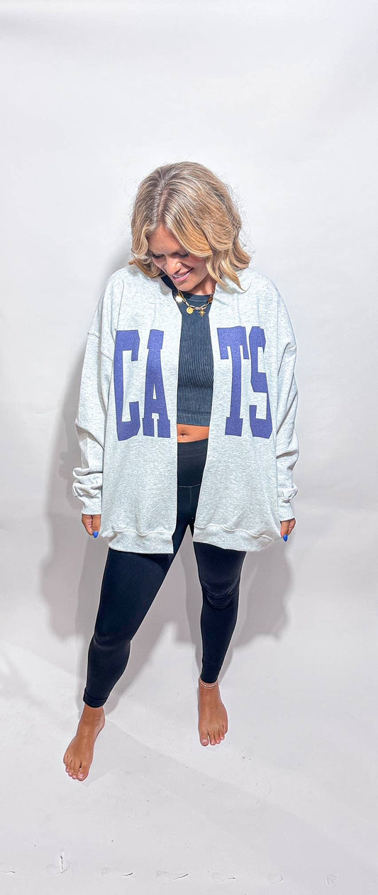 CATS Sweatshirt Cardigan