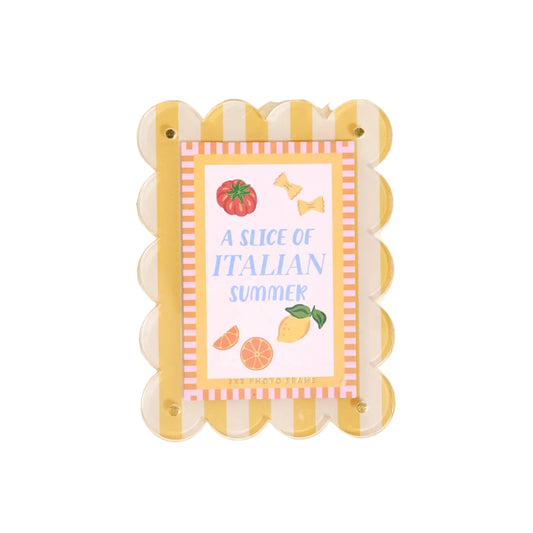 The Darling Effect Mini Acrylic Picture Frame Magnet In Limoncello