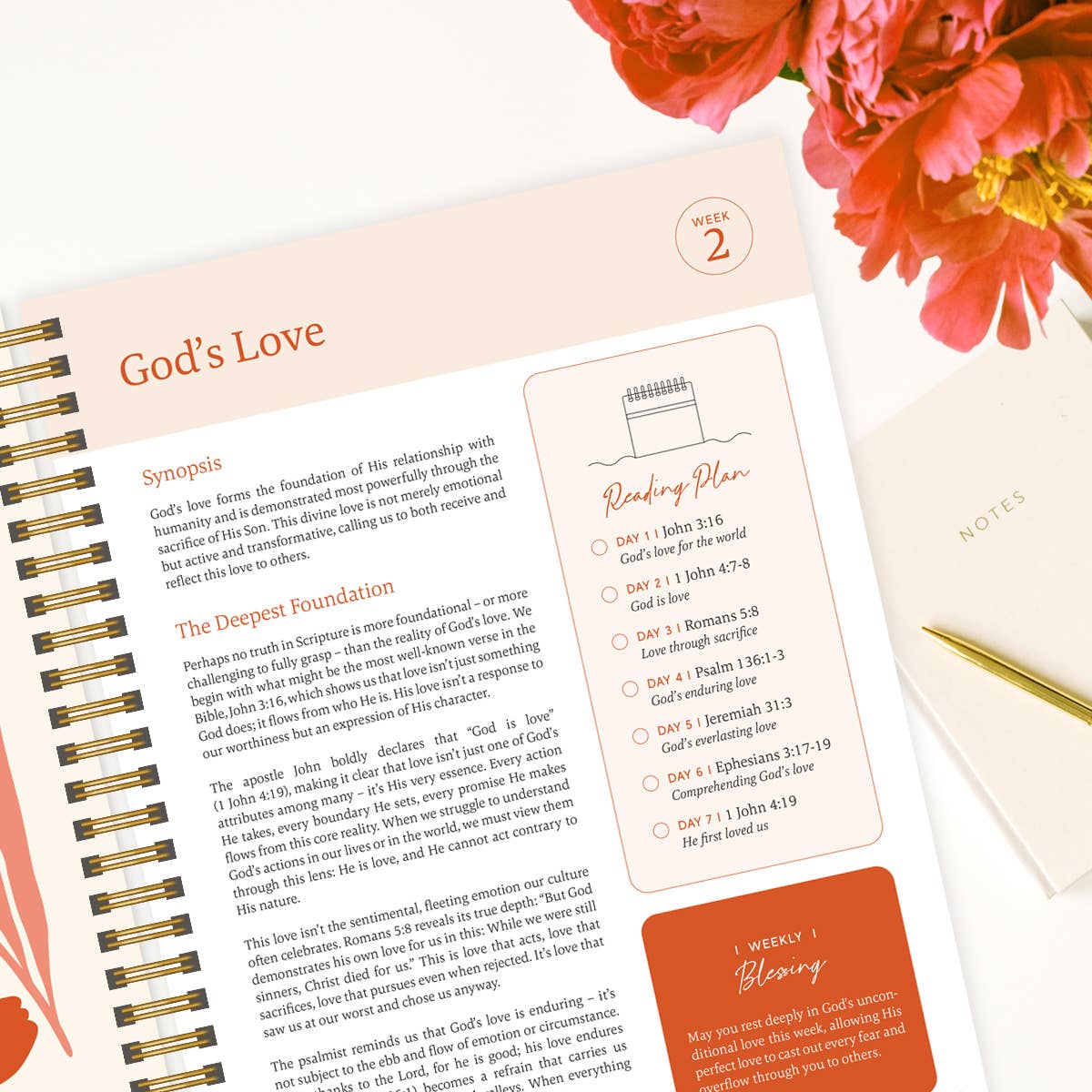 Spiral Bible- The Bible In A Year: A 52-Week Study